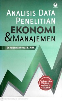 Image of ANALISIS DATA PENELITIAN EKONOMI & MAJEMEN