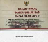 Image of BAHAN TAYANG MATERI SOSIALISASI EMPAT PILAR MPR RI