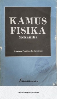 Image of Kamus Fisika Mekanika