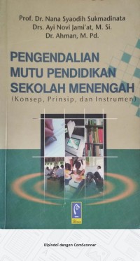 Image of PENGENDALIAN MUTU PENDIDIKAN SEKOLAH MENENGAH