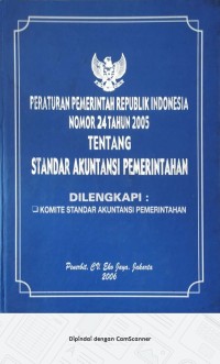 Image of PERATURAN PEMERINTAH RI NO. 24 TAHUN 2005